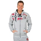 GEOGRAPHICAL NORWAY Herren Sweatjacke hellgrau 56 - 105248600005 - 0 - 140px