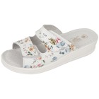 SANITAL LIGHT Lederpantolette, weiß/multicolor - 105300300000 - 0 - 140px