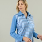 Homewear by BLUE SEVEN Damen Sweatjacke blau 38 - 105310300001 - 0 - 140px