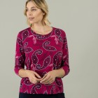 Homewear by BLUE SEVEN Damen Pyjamashirt beere 38 - 105311100001 - 0 - 140px