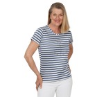 Z-ONE Damen T-Shirt gestreift marine/weiß - 105432800000 - 0 - 140px