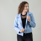 Z-ONE Damen Bikerjacke, eisblau - 105535500000 - 0 - 140px