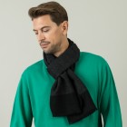 Herrenschal mit Kaschmir, anthrazit/schwarz - 105540000000 - 0 - 140px