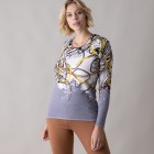 MILANO Design Pullover 'Tanaro' grau/gelb - 105542200000 - 0 - 140px