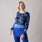MILANO Design Longpullover 'Roia', blau/schwarz - 105544300000 - 0 - 140px