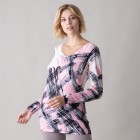MILANO Design Longpullover 'Isalle', schwarz/rosa - 105544500000 - 0 - 140px