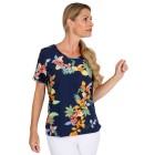 Damen-Shirt  blau/multicolor - 105766800000 - 0 - 140px