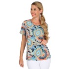 Damen-Shirt  blau/multicolor - 105767600000 - 0 - 140px