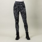 Damen-Winter-Leggings, angeraut schwarz/grau - 107027300000 - 0 - 140px