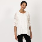 Damen-Spitzen-Shirt 'Selma'  offwhite - 107034200000 - 0 - 140px