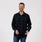 RAY Herren Hemd grün/schwarz kariert - 107365300000 - 0 - 140px