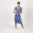 GINA LAURA Damen Kleid blau gemustert - 107368900000 - 0 - 140px