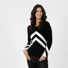 mocca by Jutta Leibfried Pullover schwarz/weiß - 107655500000 - 0 - 140px