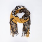 Schal senfgelb mit Animalprint - 108085100000 - 0 - 140px