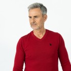 U.S. POLO ASSN. Herren-Pullover weinrot - 108692800000 - 0 - 140px