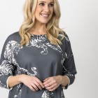 MM München Damen-Sweatshirt Tiger anthrazit/weiß - 108739200000 - 0 - 140px