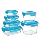 PIE LOCK Glas-Frischhaltedosen-Set 12-teilig blau - 108881500000 - 0 - 140px