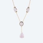 Collier 925 Silber vergoldet Lavendel Chalcedon - 108897300000 - 0 - 140px
