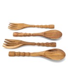 4er Set Teakholz-Salatbesteck 30 cm - 109095900000 - 0 - 140px
