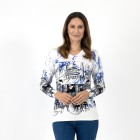 Zilae Damen-Pullover schwarz/weiß/blau - 109240100000 - 0 - 140px