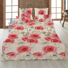 WinterDreams Bettwäsche 8tlg. floral rot/beige - 109294200000 - 0 - 140px