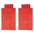 Microflanell Bettwäsche 4tlg. weihnachtlich rot - 109299900000 - 0 - 140px