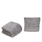 2er Set Kuscheldecke 150 x 200 cm & Kissen grau - 109301100000 - 0 - 140px