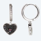 Herz-Ohrhänger 925 Sterling Silber Spinell - 109373600000 - 0 - 140px