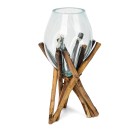 Darimana Glas auf Holzstöcken 30cm - 109796600000 - 0 - 140px