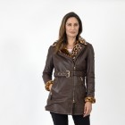 OTTO KERN Damen-Lederjacke 'Laura' braun/Leopard - 109819000000 - 0 - 140px