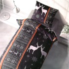 Biber-Bettwäsche 155x220 Elch braun - 109952700000 - 0 - 140px