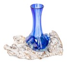Darimana Vase blau auf Kaffeewurze - 109988600000 - 0 - 140px