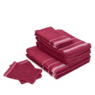 XXL Frottierset 10tlg. bordeaux - 110116700000 - 0 - 140px