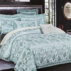 Jacquard Bettwäsche 4tlg. petrol - 110301800000 - 0 - 140px