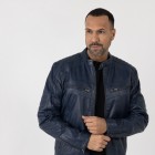 OTTO KERN Herren Lederjacke 'Hannes' blau 60 - 110592500006 - 0 - 140px