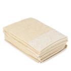Handtuch Duschtuch Set 3tlg. creme - 110716500000 - 0 - 140px