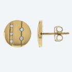 Ohrstecker Titan vergoldet mit Zirkonia - 110752800000 - 0 - 140px