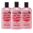 I Love Bath Shower Strawberries Cream 3x500ml Set - 111263800000 - 0 - 140px