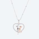Kette+Anhänger 925 St. Silber bicolor Zirkonia - 111271100000 - 0 - 140px