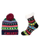 Antonio Weihnachtsset, Homeshoes & Mütze - 111597600000 - 0 - 140px