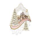 Plauener Spitze Fensterbild Wald mit Rehen - 111630400000 - 0 - 140px