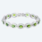Armband 925 Silber rhodiniert Chromdiopsid - 111679400000 - 0 - 140px