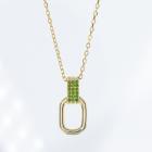 Anhänger mit Kette 925 vergoldet Chromdiopsid - 111817800000 - 0 - 140px