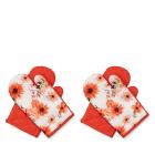 Topfhandschuhen Katzen Rot 2 Paare - 112088400000 - 0 - 140px