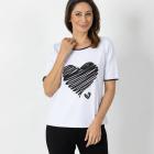 COMFY FIT Damen-Shirt weiß/schwarz 36/38 - 112173400001 - 0 - 140px