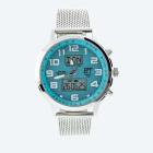 ETT Herren-Funkuhr World Timer silber-eisblau - 112248800000 - 0 - 140px