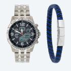 ETT Herren-Funk-Solaruhr Titan + Lederarmband - 112250400000 - 0 - 140px