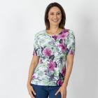 Jeannie Damen-Plissee-Shirt multicolor - 112339800000 - 0 - 140px