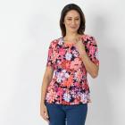 Jeannie Damen-Plissee-Shirt multicolor - 112340900000 - 0 - 140px
