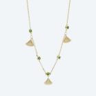 Collier 925 Silber vergoldet Chromdiopsid - 112454700000 - 0 - 140px